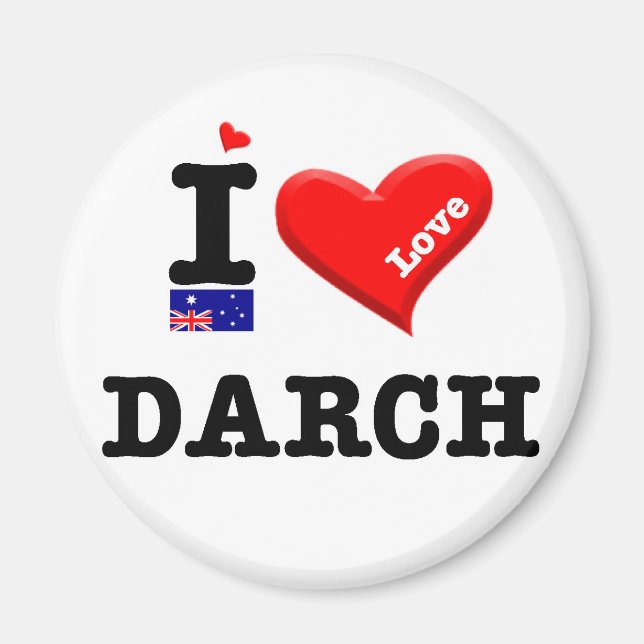 DARCH - I Love Magnet (Front)