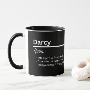 Darcy Boy Name Definition Personalized Mug