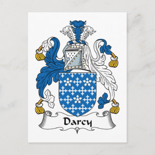 Darcy Family Crest Postcard