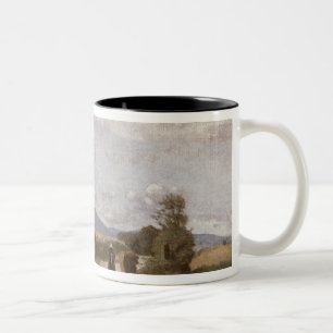 Dardagny, Morning, c.1853 (oil on canvas) Two-Tone Coffee Mug