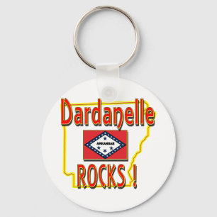 Dardanelle Rocks ! (red) Key Ring