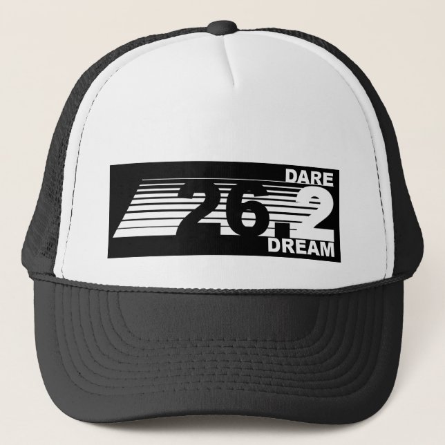 Dare 2 Dream - 26.2 Marathon Hat - Black (Front)