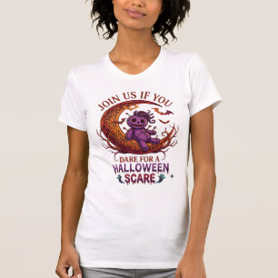 Dare Halloween Scare Purple Voodoo Doll Crescent M T-Shirt