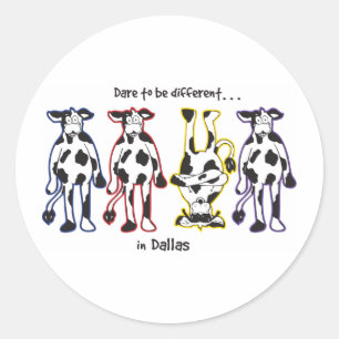 Dare-in-Dalls Classic Round Sticker