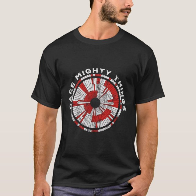 Dare Mighty Things Perseverance Mars Rover Parachu T-Shirt (Front)