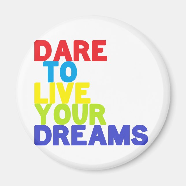Dare quote magnet (Front)