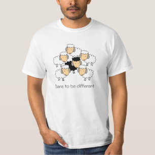 Dare To Be Different Black Sheep T-Shirt
