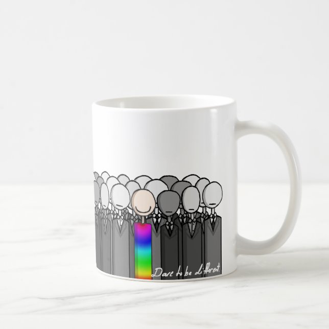 Dare to be different coffee mug (Right)