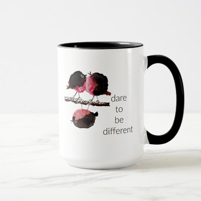 Dare to Be Different, Cute Coffee Mug (Right)