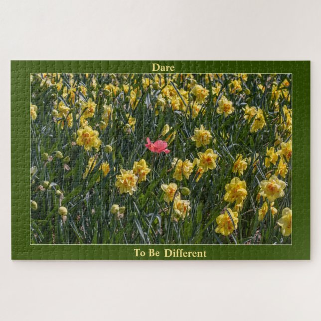 Dare To Be Different Daffodils    Jigsaw Puzzle (Horizontal)