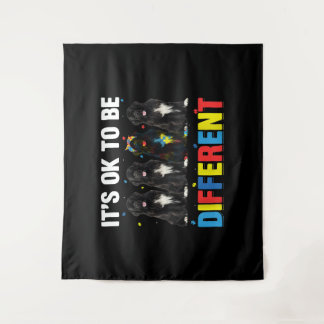 Dare To Be Different | Funny Newfie | Cute Newfie Tapestry