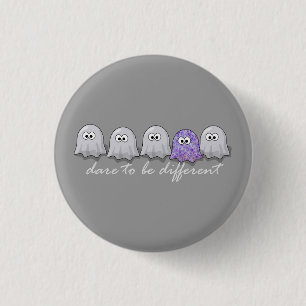 Dare to be Different Ghosts 3 Cm Round Badge