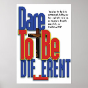 dare to be different_p poster