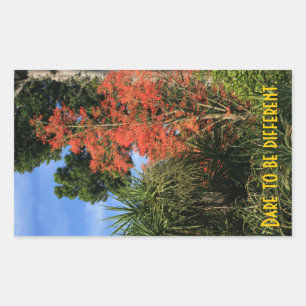 Dare to be Different - Show off your true colours Rectangular Sticker