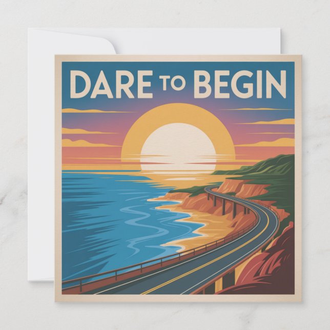 Dare To Begin Card (Front)