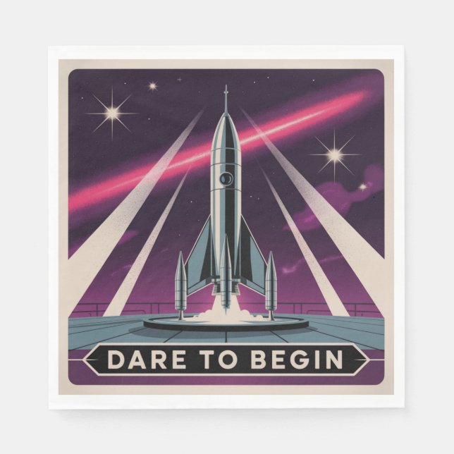 Dare To Begin Napkin (Front)