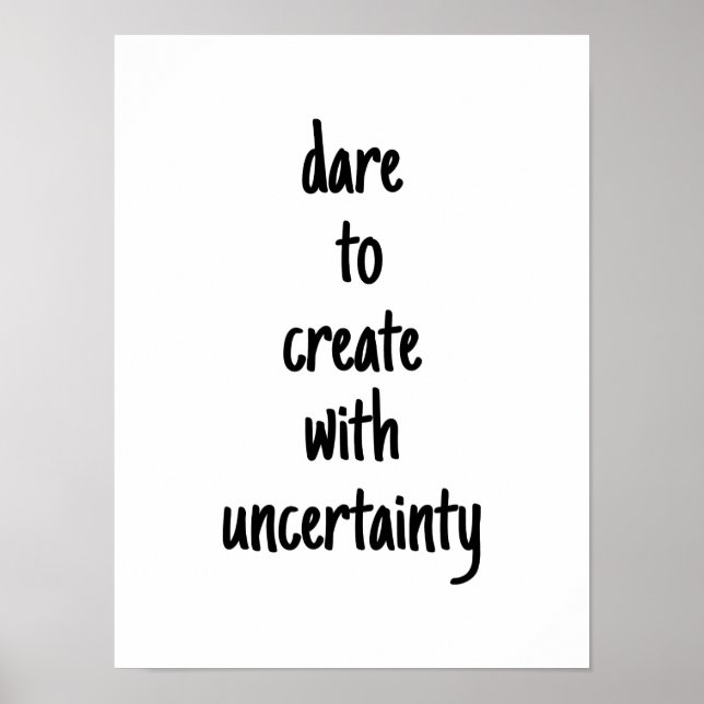 Dare To Create Poster (Front)