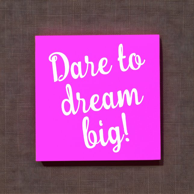 Dare To Dream Big Inspirational Post-it Notes (Creator Uploaded)