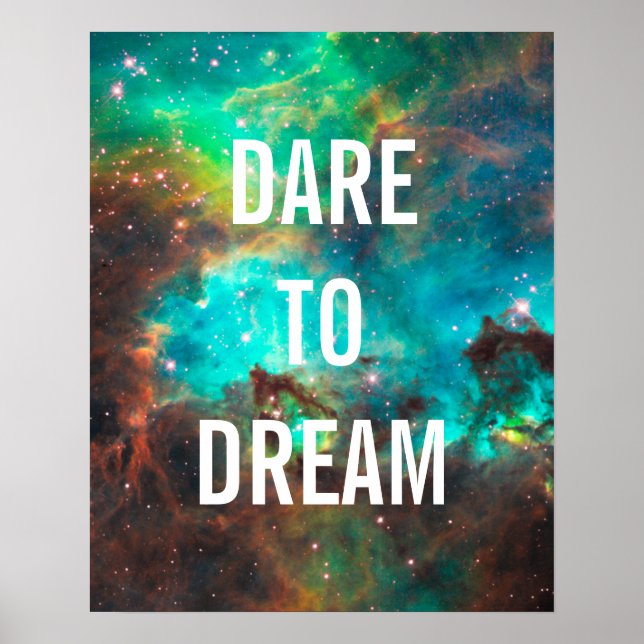 Dare to Dream | Large Magellanic Cloud Poster (Front)