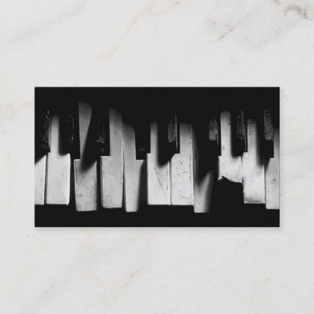 Dare to Dream Piano Business Card (Front)