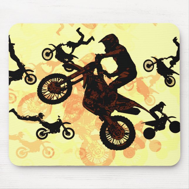 Dare to Fly - Motocross Stunts Mouse Pad (Front)