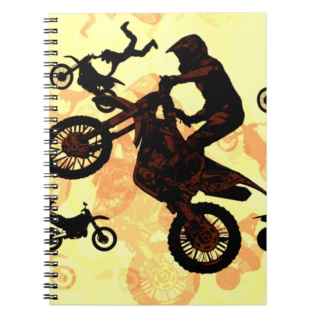 Dare to Fly - Motocross Stunts Notebook (Front)