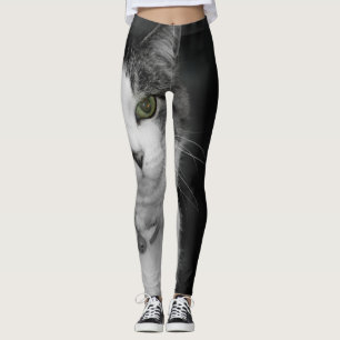 Dare To Look Into My Green Eyes Leggings