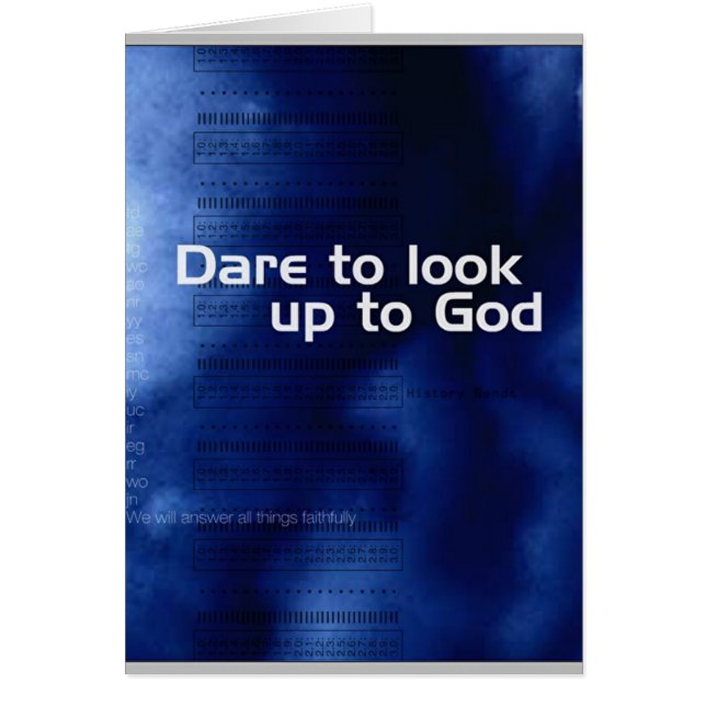 Dare to look up to God (Front)