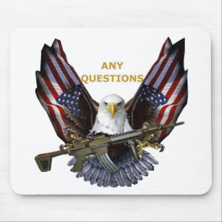 DAREDEVIL EAGLE PROTECTING AMERICA MOUSE PAD