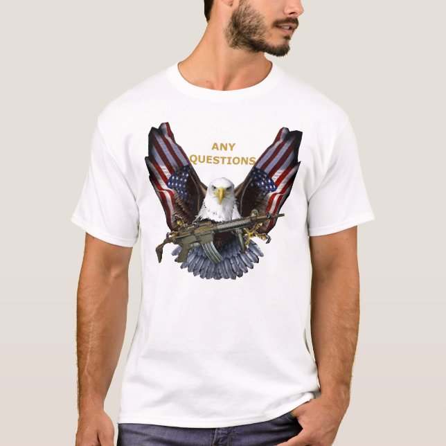 DAREDEVIL EAGLE PROTECTING AMERICA T-Shirt (Front)