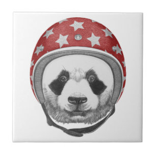 Daredevil Panda Ceramic Tile