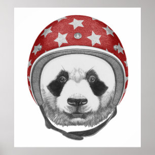 Daredevil Panda Poster