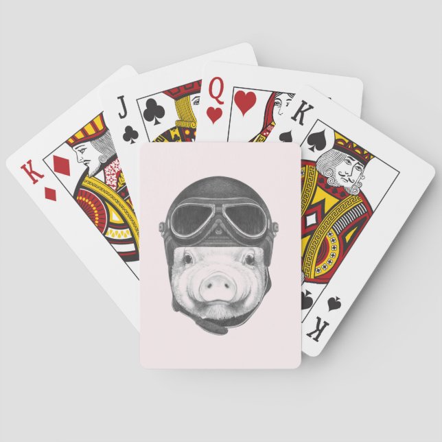 Daredevil Pig Playing Cards (Back)