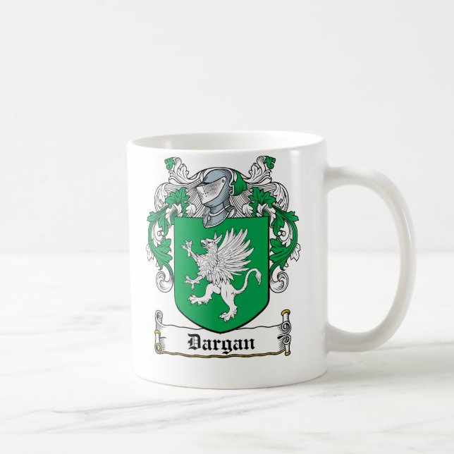 Dargan Family Crest Coffee Mug (Right)