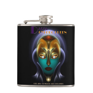 Daria Cyborg Queen 6oz Vinyl Wrapped Flask
