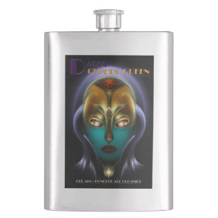 Daria Cyborg Queen 8oz Steel Flask