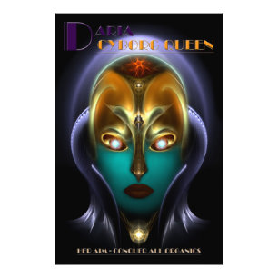 Daria Cyborg Queen Photo Print