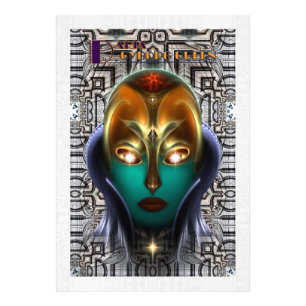 Daria Cyborg Queen Tech Photo Print