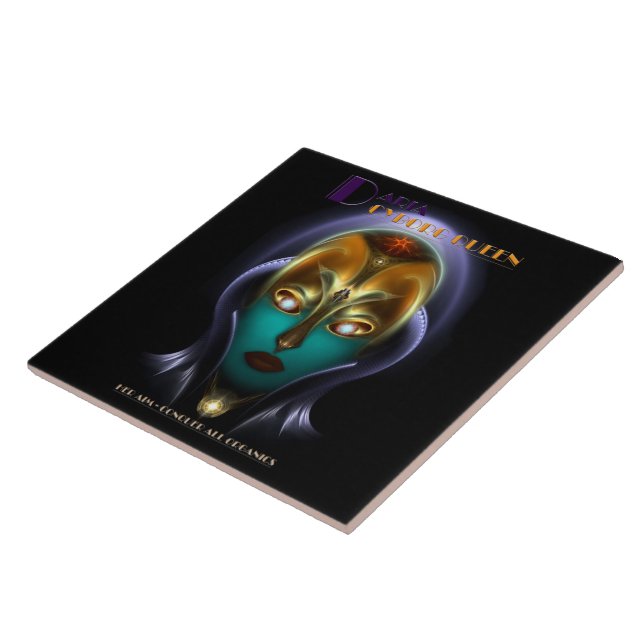 Daria Cyborg Queen Tile (Side)