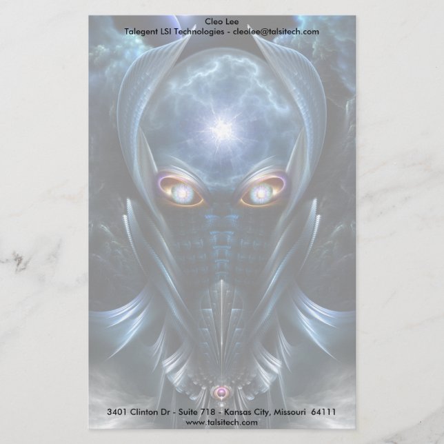 Darian Warrior Stationery (Front)