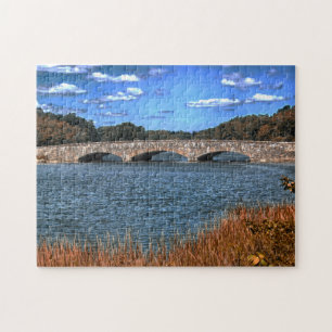 Darien Bridge Connecticut. Jigsaw Puzzle
