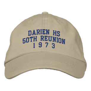 Darien High School 50th Reunion Embroidered Hat