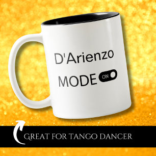 D'Arienzo Mode On Funny Tango Two-Tone Coffee Mug