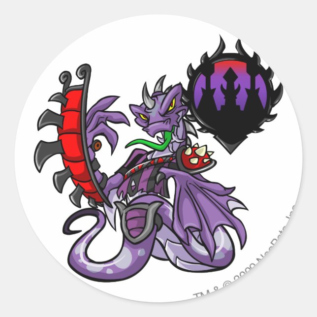 Darigan Citadel Team Captain 1 Classic Round Sticker (Front)