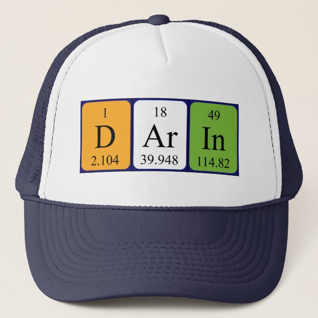 Darin periodic table name hat (Front)