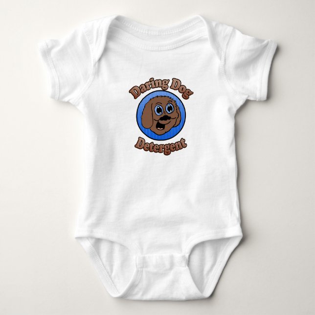 Daring Dog Detergent Baby Bodysuit (Front)