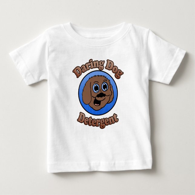 Daring Dog Detergent Baby T-Shirt (Front)