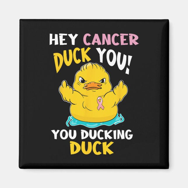 Daring Duckie - Breast Cancer Warrior  Magnet (Front)
