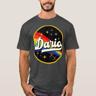 Dario Rainbow In Space Vintage Style T-Shirt