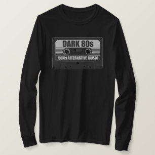 DARK 80s Cassette Tape Long Sleeve T-Shirt